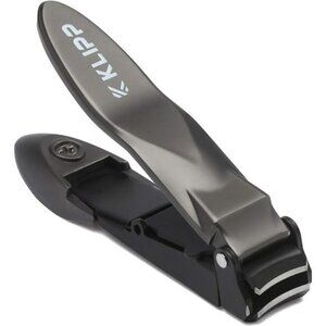 Nail Clippers for Men with Catcher KLIPP Heavy Duty Razor-Sharp Grooming Pouch
